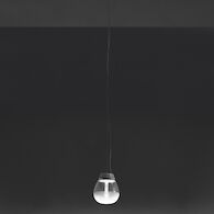 EMPATIA 6.31-INCH 3000K LED 2-WIRE DIMMING PENDANT LIGHT WITH EXTENDED LENGTH, 18151-EXT, White, medium