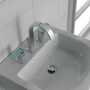 SIDERNA WIDESPREAD LAVATORY FAUCET - LESS HANDLES, Chrome, small