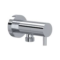 ROHL® HANDSHOWER OUTLET WITH INTEGRATED VOLUME CONTROL, Polished Chrome, medium
