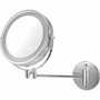 VOLKANO 8.5-INCH DOUBLE SIDED LIGHTED WALL-MOUNTED MIRROR, Chrome, small