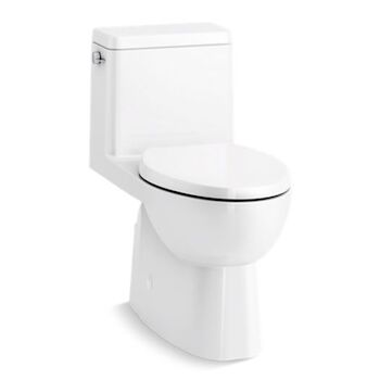REACH COMFORT HEIGHT ONE-PIECE TOILET, White, large