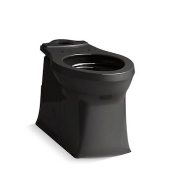CORBELLE COMFORT HEIGHT ELONGATED TOILET BOWL ONLY, Black Black, large