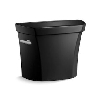 WELLWORTH TWO-PIECE TOILET TANK ONLY, Black Black, large