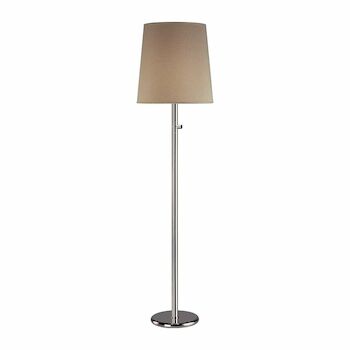 ESPINET BUSTER CHICA FLOOR LAMP, Polished Nickel, large