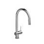 AZURE KITCHEN FAUCET WITH 2-JET BOOMERANG HAND SPRAY SYSTEM, Chrome, small