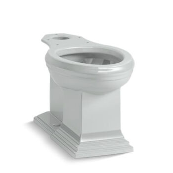 MEMOIRS TWO-PIECE ELONGATED COMFORT HEIGHT TOILET BOWL ONLY, Ice Grey, large