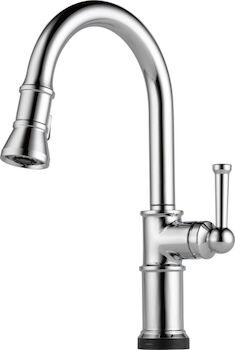 ARTESSO SINGLE HANDLE PULL-DOWN KITCHEN FAUCET WITH SMARTTOUCH(R) TECHNOLOGY, Chrome, large
