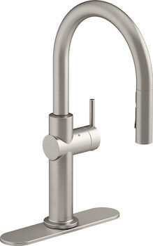 CRUE™TOUCHLESS PULL-DOWN SINGLE-HANDLE KITCHEN FAUCET, Vibrant® Stainless, large