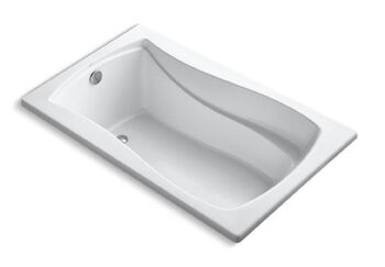 MARIPOSA® 60 X 36 INCHES DROP IN BATHTUB WITH REVERSIBLE DRAIN, White, large