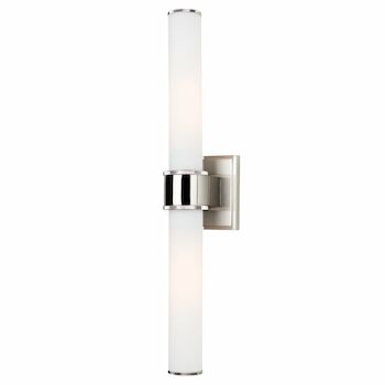 MILL VALLEY 20" TWO LIGHT VANITY SCONCE, Satin Nickel, large