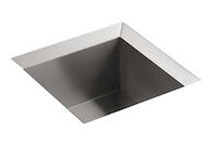 POISE® 18 X 18 X 9-1/2 INCHES UNDER-MOUNT SINGLE-BOWL BAR SINK, Stainless Steel, medium