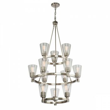 CLARENCE 12-LIGHT CHANDELIER, , large