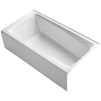 MENDOTA® 60 X 32 INCHES ALCOVE BATHTUB WITH INTEGRAL APRON AND RIGHT-HAND DRAIN, White, large