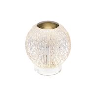 MARNI 4" PORTABLE LED TABLE LAMP, Natural Brass, medium