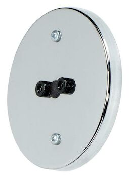 DISPLAY JACK 4-INCH ROUND CANOPY, Chrome, large