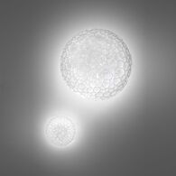 METEORITE 13.75-INCH LED SEMI-FLUSH LIGHT, 17010, White, medium