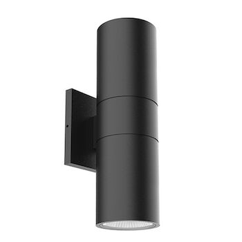 LUND LED EXTERIOR WALL LIGHT, Black, large