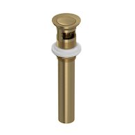 ROHL® PUSH DRAIN WITH OVERFLOW, Antique Gold, medium