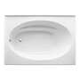 WINDWARD® 60 X 42 INCHES ALCOVE BATHTUB WITH INTEGRAL APRON, White, small