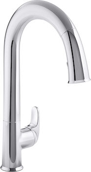 SENSATE™ TOUCHLESS 2-FUNCTION KITCHEN FAUCET, Polished Chrome, large