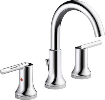 TRINSIC TWO HANDLE WIDESPREAD LAVATORY FAUCET, Chrome, large