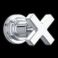 LOMBARDIA® TRIM FOR VOLUME CONTROL AND DIVERTER (CROSS HANDLE), Polished Chrome, medium