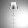 BIBLIOTHEQUE NATIONALE DIMMABLE FLOOR LAMP WITH USB PORT BY PHILIPPE STARCK, Aluminized Silver, small