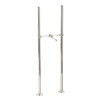 ANTIQUE RISER TUBES AND CROSS CONNECTION, 29-5/8-INCH LONG, Vibrant Polished Nickel, large