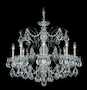 CENTURY 8-LIGHT CHANDELIER, Polished Silver, small