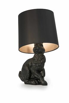 SHADE FOR RABBIT TABLE LAMP, Black, large