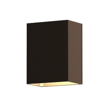 BOX LED WALL SCONCE, Textured Bronze, large