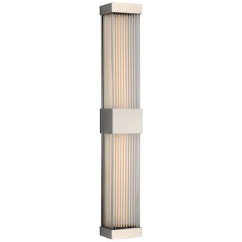 VANCE 24-INCH LED DOUBLE WALL SCONCE, Polished Nickel, large
