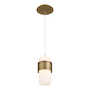 BANDED 9-INCH 3000K LED PENDANT, Aged Brass, small