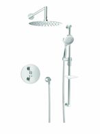 ZIP COLLECTION B66 COMPLETE 2-FUNCTION THERMOSTATIC PRESSURE BALANCED SHOWER KIT, Chrome, medium