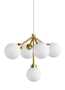 MARA MONORAIL LED LINE VOLTAGE PENDANT, Aged Brass, small