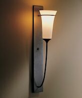 BANDED WALL TORCH SCONCE, Bronze, medium