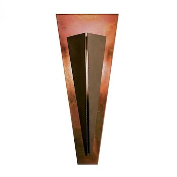 TAPERED ANGLE SCONCE, Bronze, large